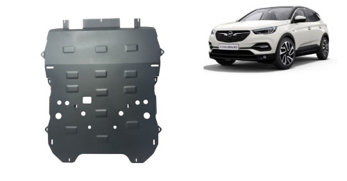 Stahl Unterfahrschutz für Motor Opel Grandland X (2017-2026)