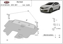 Stahl Unterfahrschutz für Motor Kia Ceed (2015-2017)
