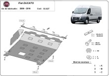 Stahl Unterfahrschutz für Motor Fiat Ducato (2006-2016)