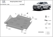 Stahl Unterfahrschutz für Getriebe Ssangyong Musso Grand (2018-2026)