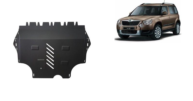 Stahl Unterfahrschutz für Motor Skoda Yeti (2011-2017)