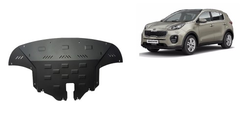 Stahl Unterfahrschutz für Motor Kia Sportage (2015-2019)