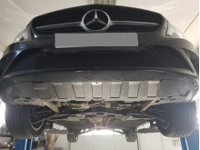 Stahl Unterfahrschutz für Motor Mercedes GLA X156 (2014-2019)