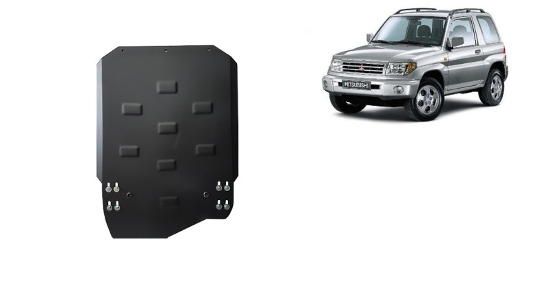 Stahl Unterfahrschutz für Getriebe Mitsubishi Pajero Pinin (1997-2007)