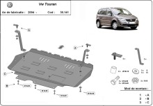 Stalowa Osłona pod silnik Volkswagen Touran (2003-2015) EAN