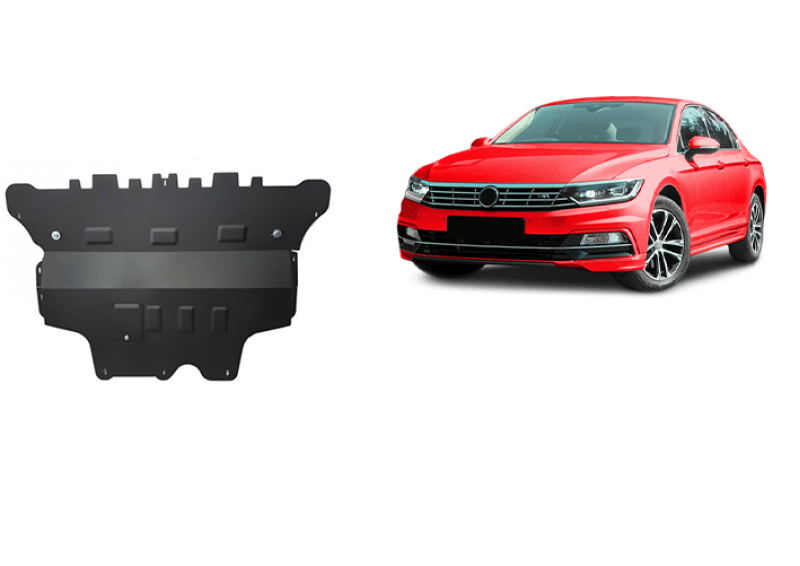 Stahl Unterfahrschutz für Motor VW Passat B8 - Automatikgetriebe (2014-2026)