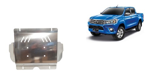 Aluminium Unterfahrschutz für Motor Toyota Hilux Revo (2016-2026)