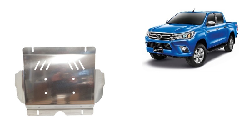 Aluminium Unterfahrschutz für Motor Toyota Hilux Revo (2016-2026)