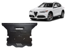 Stahl Unterfahrschutz für Motor Alfa Romeo Stelvio (2016-2026)
