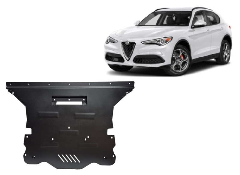Stahl Unterfahrschutz für Motor Alfa Romeo Stelvio (2016-2026)