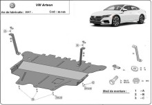 Stalowa Osłona pod silnik VW Passat Alltrack - reczna skrzynia biegow (2015-2023) EAN