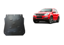 Stahl Unterfahrschutz für Getriebe SsangYong Rexton 2 (2007-2017)