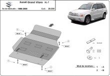 Stahl Unterfahrschutz für Motor Suzuki Grand Vitara XL-7 (1998-2009)