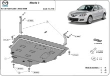 Stahl Unterfahrschutz für Motor Mazda 3 (2003-2009)