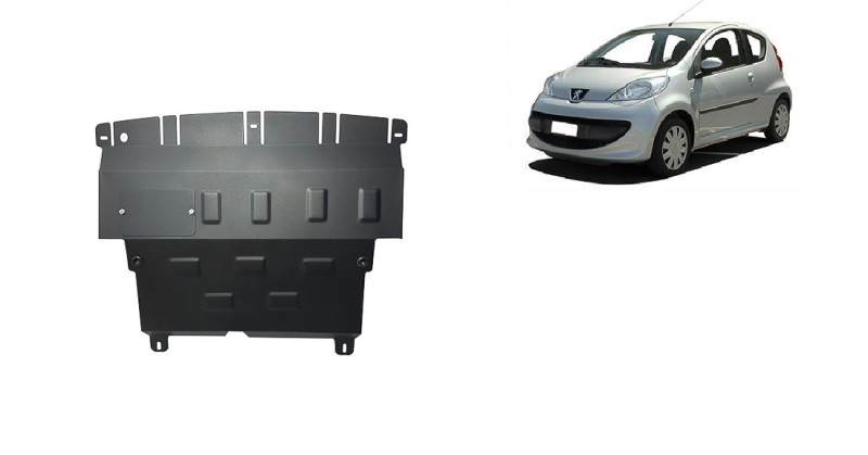 Stahl Unterfahrschutz für Motor Peugeot 107 (2006-2014)