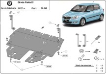 Stahl Unterfahrschutz für Motor Skoda Fabia 3 (2015-2021)