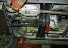 Stahl Unterfahrschutz für Getriebe Chevrolet Tracker (1999-2005)