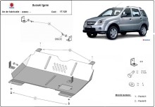 Stahl Unterfahrschutz für Motor, Getriebe Suzuki Ignis (2001-2016)