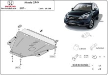 Stahl Unterfahrschutz für Motor Honda CR-V (2007-2016)