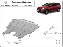 Stahl Unterfahrschutz für Motor Dacia Logan MCV Stepway (2012-2020)