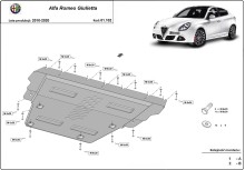 Stahl Unterfahrschutz für Motor Alfa Romeo Giulietta (2010-2020)