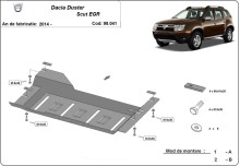 Stahl Unterfahrschutz für EGR STOP-GO Dacia Duster (2014-2017)