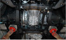 Stahl Unterfahrschutz für Getriebe Mitsubishi Pajero Sport 2 (2008-2016)