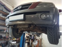 Stahl Unterfahrschutz für Getriebe Kia Sorento (2002-2006)