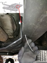 Stahl Unterfahrschutz für Getriebe, Differential Volkswagen Amarok (2010-2022)