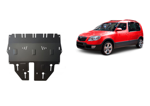 Stahl Unterfahrschutz für Motor Skoda Roomster (2006-2015)