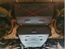 Stahl Unterfahrschutz für Motor Mitsubishi L200 (2015-2026)