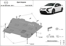 Stahl Unterfahrschutz für Motor Opel Ampera (2011-2019)