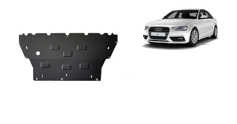 Stahl Unterfahrschutz für Motor Audi A4 B9 (2016-2026)