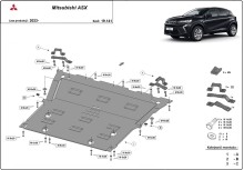 Stahl Unterfahrschutz für Motor Mitsubishi ASX (2023-2026)