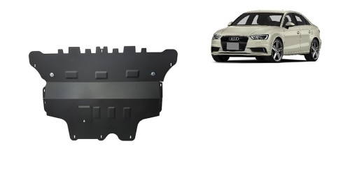 Stahl Unterfahrschutz für Motor Audi A3 (8V) (2012-2020)