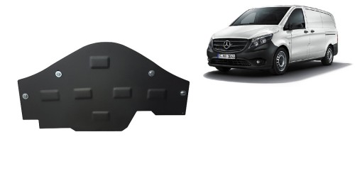 Stahl Unterfahrschutz für Stop-Go system Mercedes Vito W447, 4x2, 1.6 D (2014-2026)