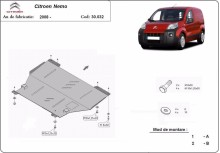 Stahl Unterfahrschutz für Motor Citroen Nemo (2008-2017)