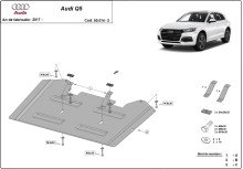 Stahl Unterfahrschutz für Verteilergetriebe Audi Q5 (2017-2025)