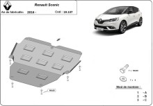 Stahl Unterfahrschutz für Motor Renault Scenic 4 (2016-2022)