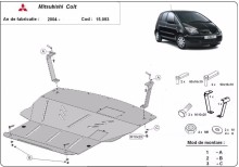 Stahl Unterfahrschutz für Motor Mitsubishi Colt (2002-2013)