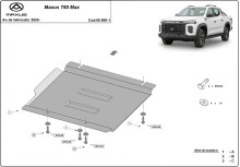 Stahl Unterfahrschutz für Getriebe Maxus T60 Max (2025-2026)