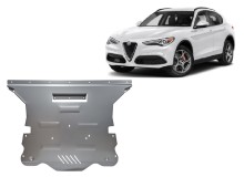 Aluminium Unterfahrschutz für Motor Alfa Romeo Stelvio (2016-2026)