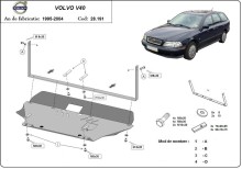 Stalowa Osłona pod silnik Volvo V40 (1995-2004) EAN