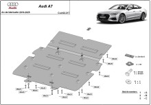 Stalowa Osłona pod silnik Audi A7 (2019-2025) EAN