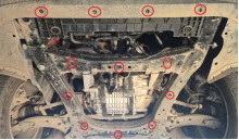 Stahl Unterfahrschutz für Motor MG ZS (2022-2026)