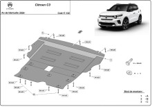 Stahl Unterfahrschutz für Motor Citroen C3 (2025-2026)