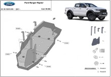 Stahl Unterfahrschutz für Kraftstofftank Ford Ranger Raptor (2020-2023)
