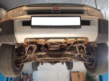 Stahl Unterfahrschutz für Motor Mitsubishi Pajero Pinin (1997-2007)