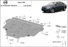 Stalowa Osłona pod silnik Volvo V50 (2004-2012) EAN