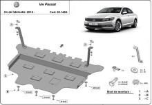 Stalowa Osłona pod silnik VW Passat B8 - automatyczna skrzynia biegów (2014-2023) EAN